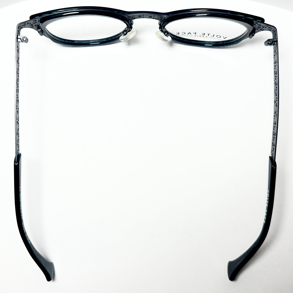 VOLTE FACE FIDJI 2500 Women's Eyeglasses Frames in Turquoise/Gun - Authentic New