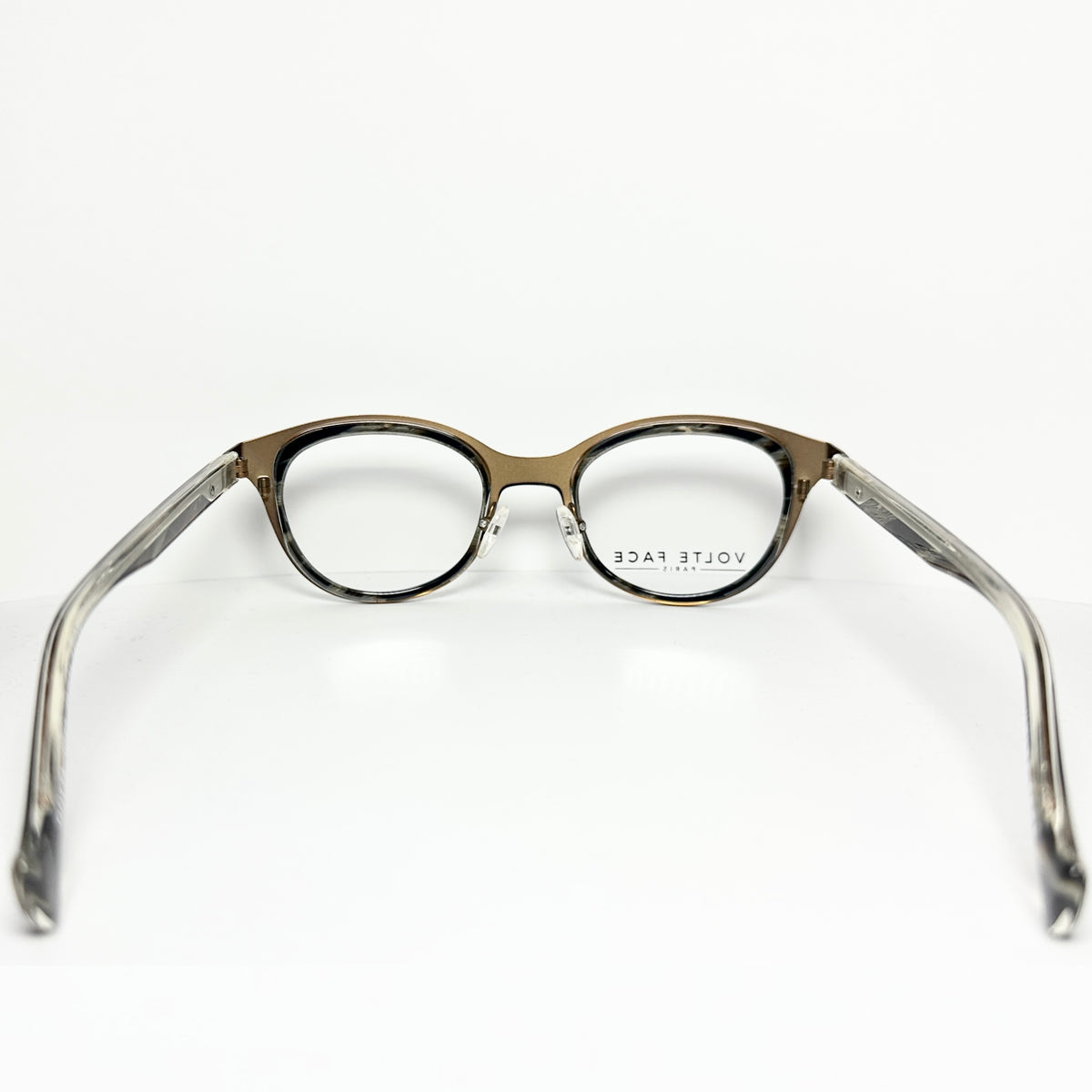 VOLTE FACE GOTTA 0062 Women's Eyeglasses Frames in Black/Horn - Authentic New