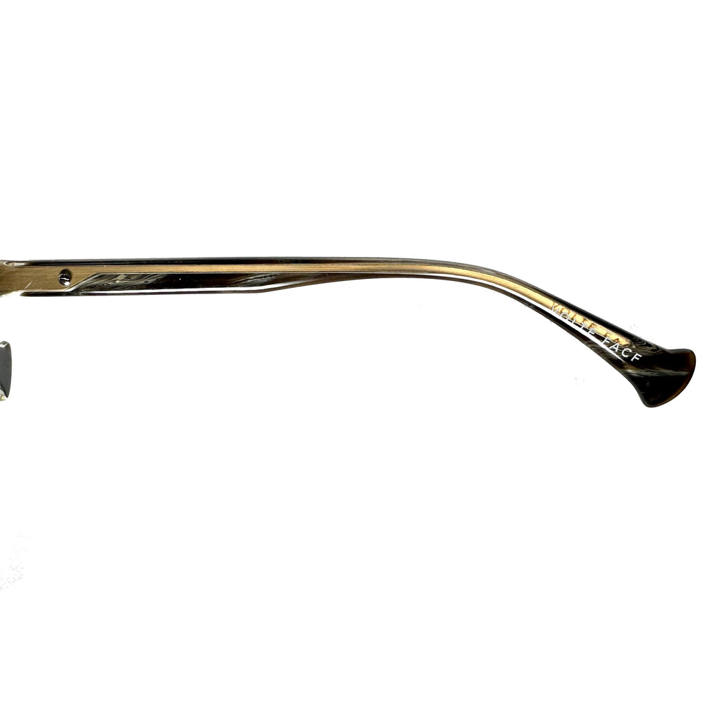 VOLTE FACE GOTTA 0062 Women's Eyeglasses Frames in Black/Horn - Authentic New