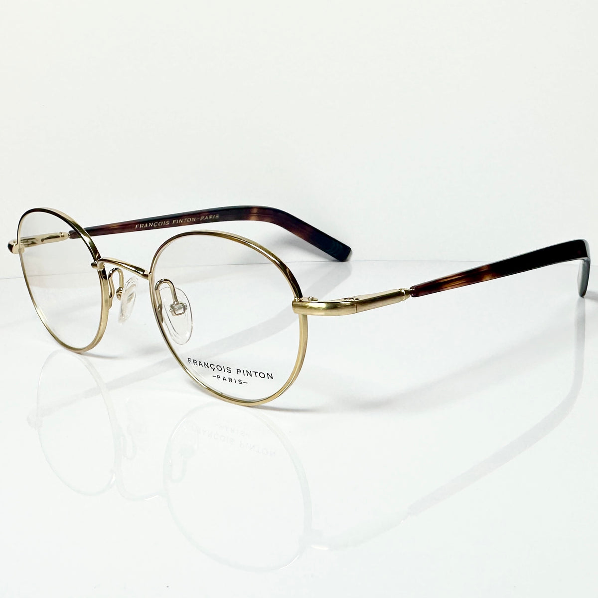 FRANCOIS PINTON HERITAGE1 EZ Eyeglasses Frames in Gold Color -  Authentic New