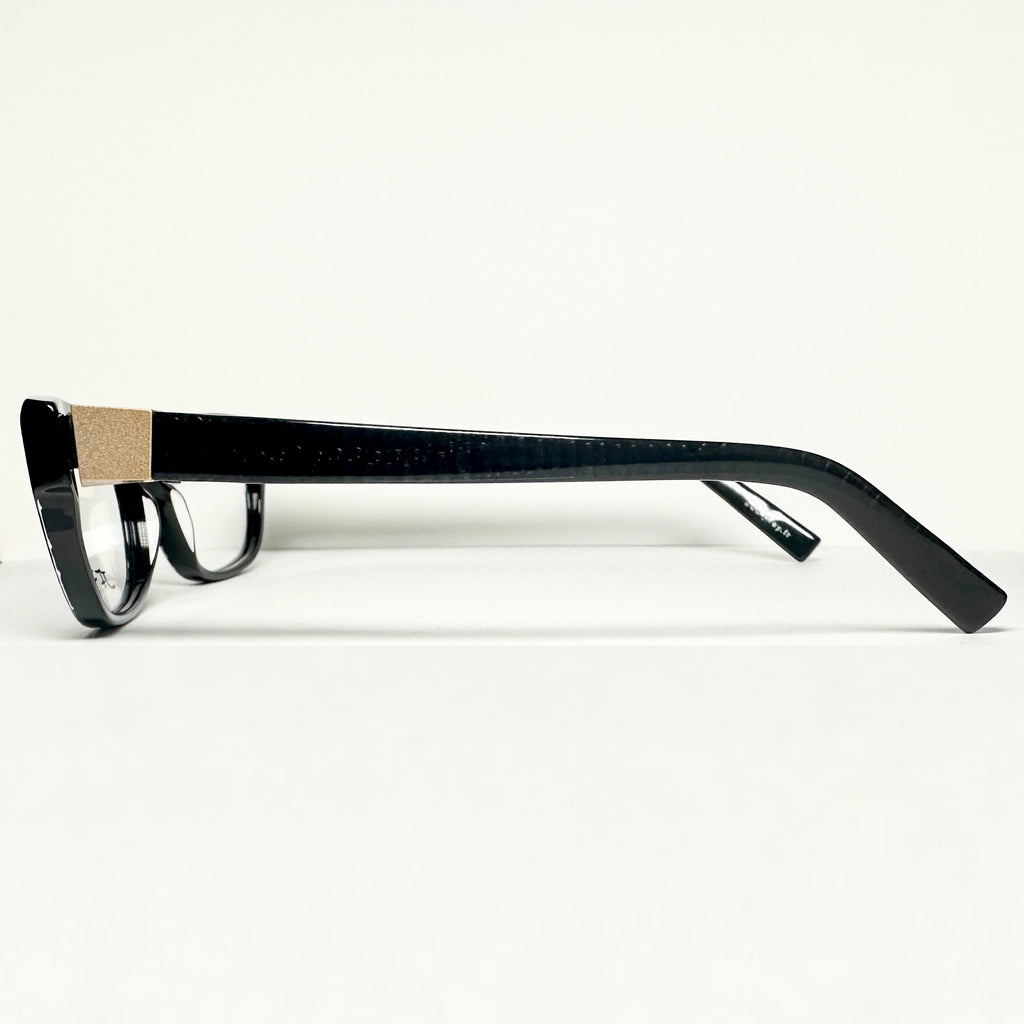 JF Rey JF1311 0055 Women's Eyeglasses Frames in Black/Gold- Authentic New