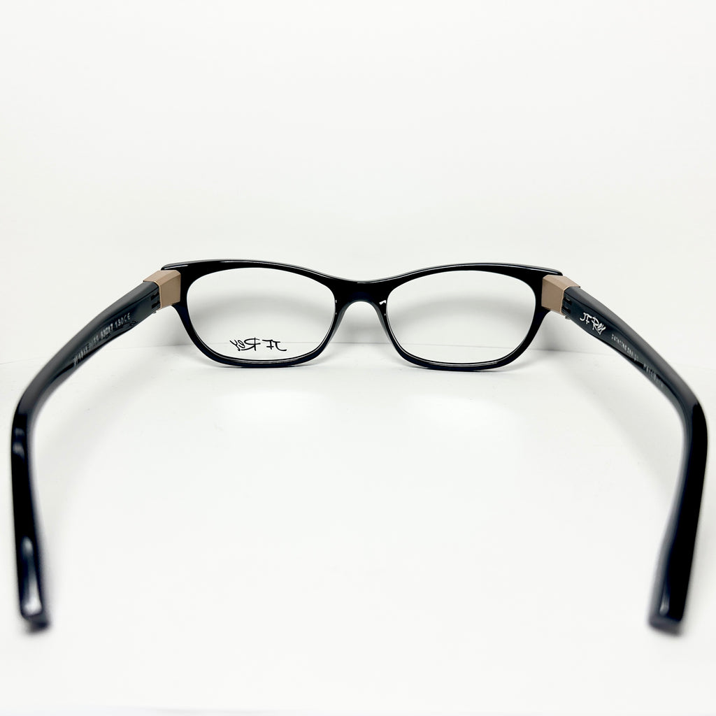 JF Rey JF1311 0055 Women's Eyeglasses Frames in Black/Gold- Authentic New