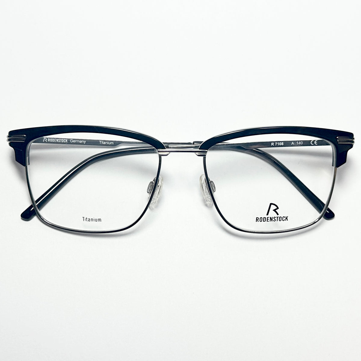RODENSTOCK R7108 A Men's Eyeglasses Frames in Black/Silver - Authentic New