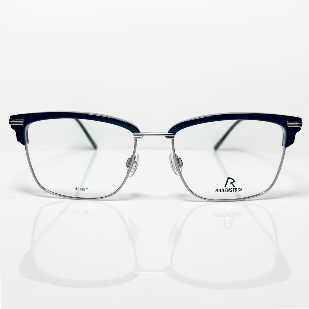 RODENSTOCK R7108 A Men's Eyeglasses Frames in Black/Silver - Authentic New