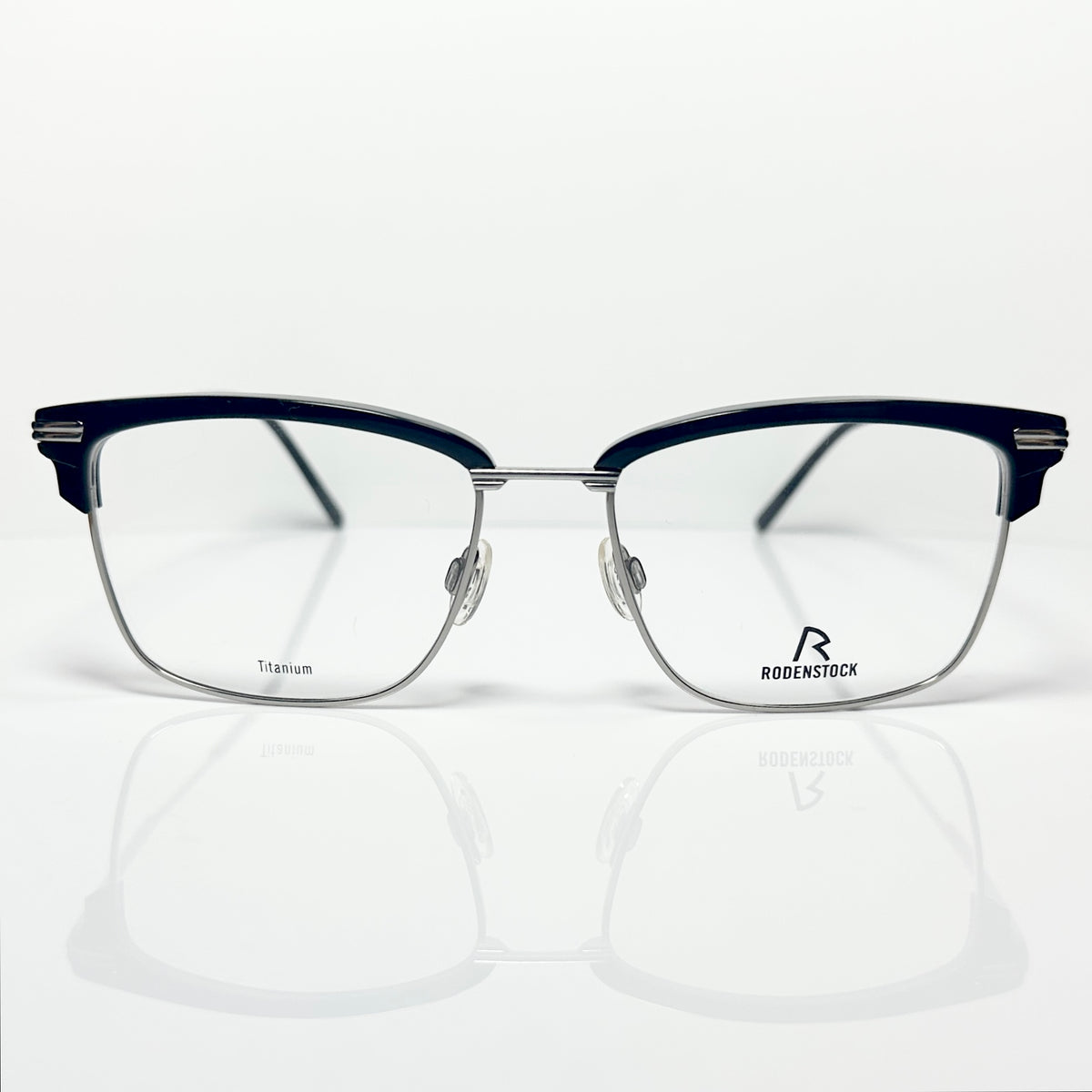 RODENSTOCK R7108 A Men's Eyeglasses Frames in Black/Silver - Authentic New