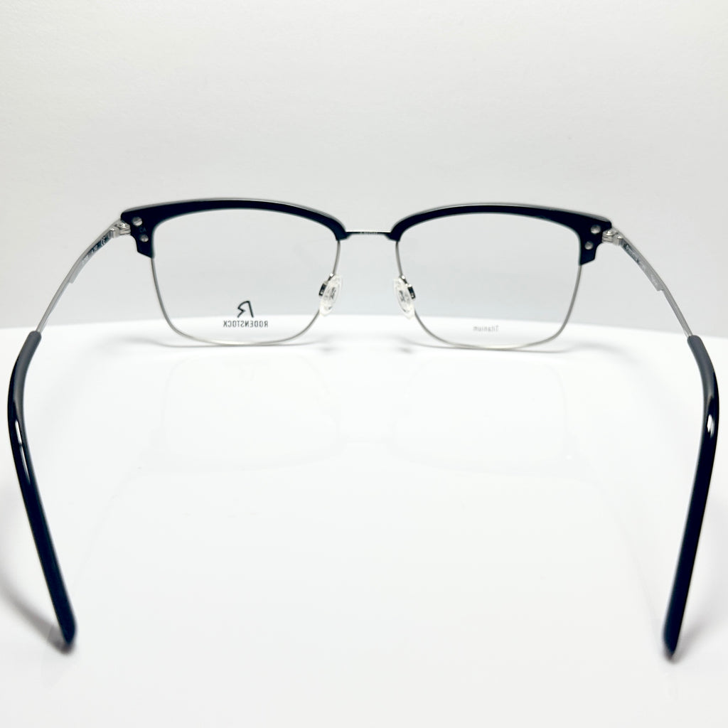RODENSTOCK R7108 A Men's Eyeglasses Frames in Black/Silver - Authentic New