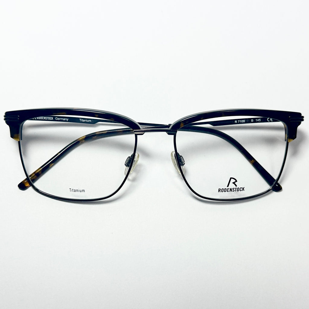 RODENSTOCK R7108 B Men's Eyeglasses Frames in Tortoise/Brown - Authentic New
