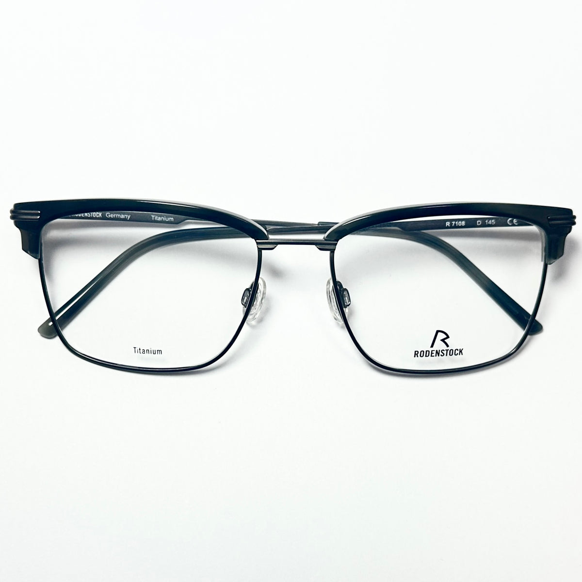 RODENSTOCK R7108 D Men's Eyeglasses Frames in Grey/Gunmetal - Authentic New