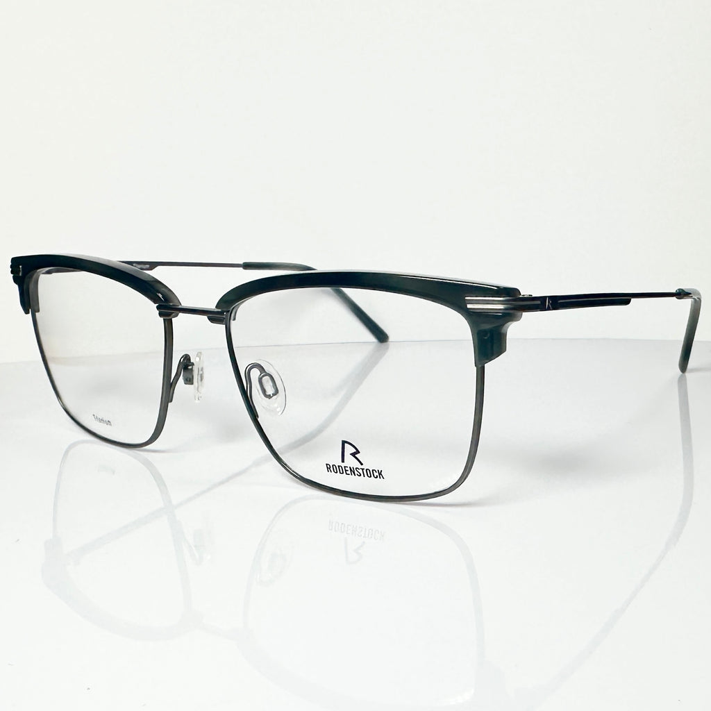 RODENSTOCK R7108 D Men's Eyeglasses Frames in Grey/Gunmetal - Authentic New