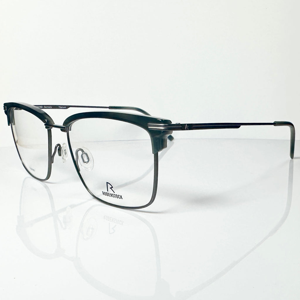 RODENSTOCK R7108 D Men's Eyeglasses Frames in Grey/Gunmetal - Authentic New