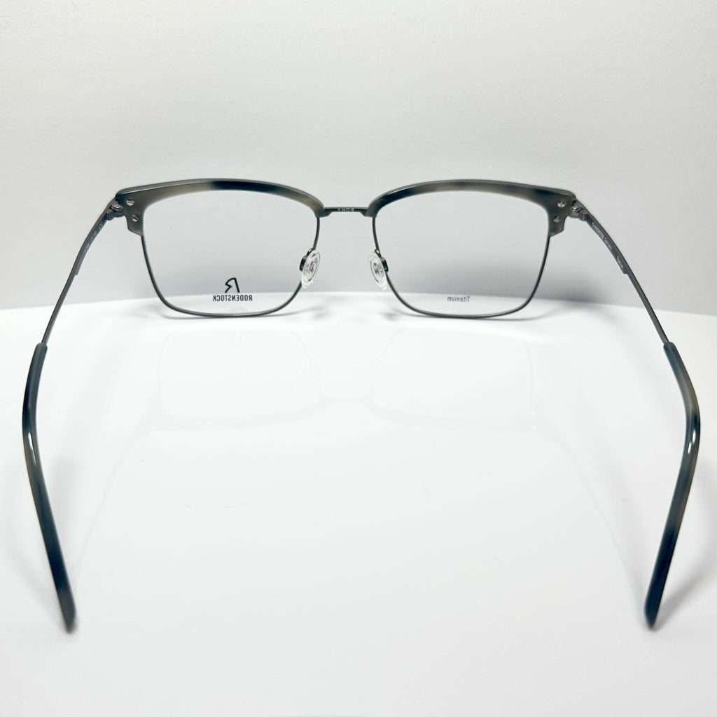RODENSTOCK R7108 D Men's Eyeglasses Frames in Grey/Gunmetal - Authentic New