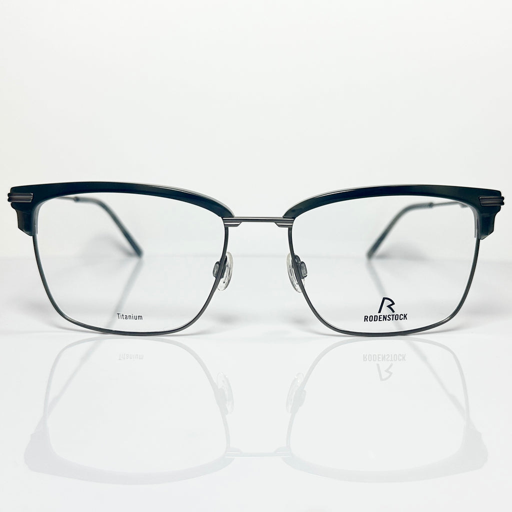 RODENSTOCK R7108 D Men's Eyeglasses Frames in Grey/Gunmetal - Authentic New