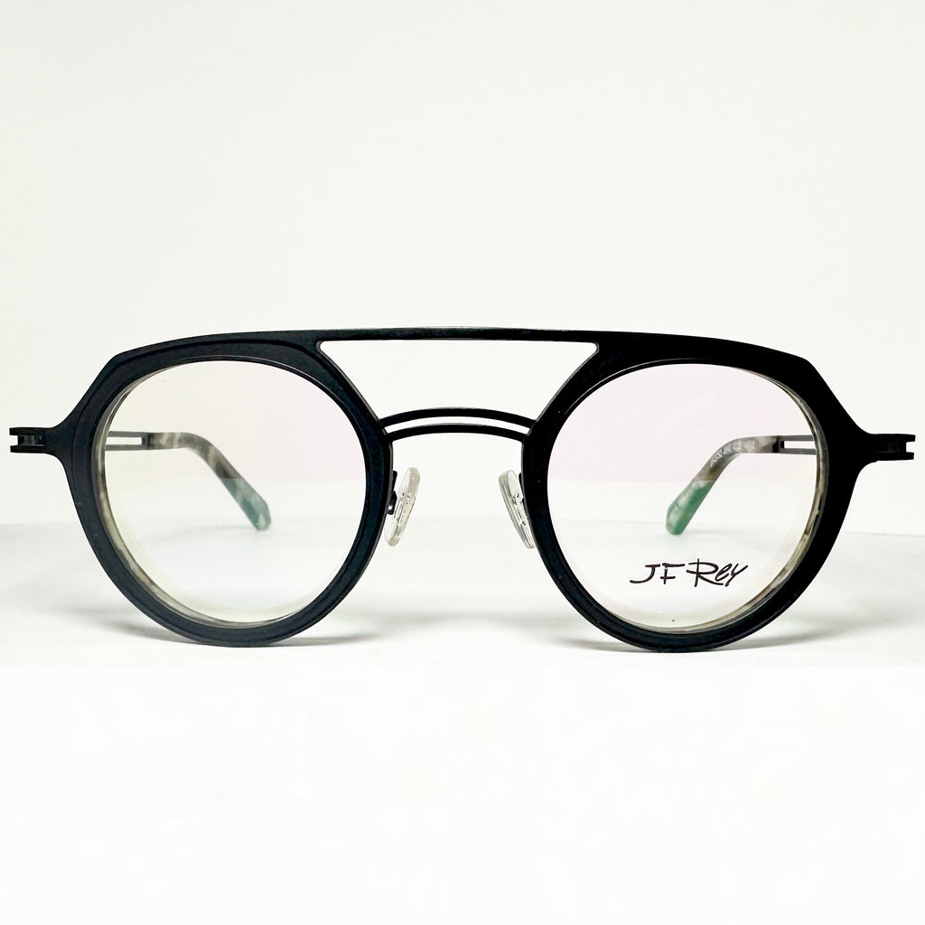 JF Rey JF2752 0040 Eyeglasses Frames in Black/Green Horn - Authentic New
