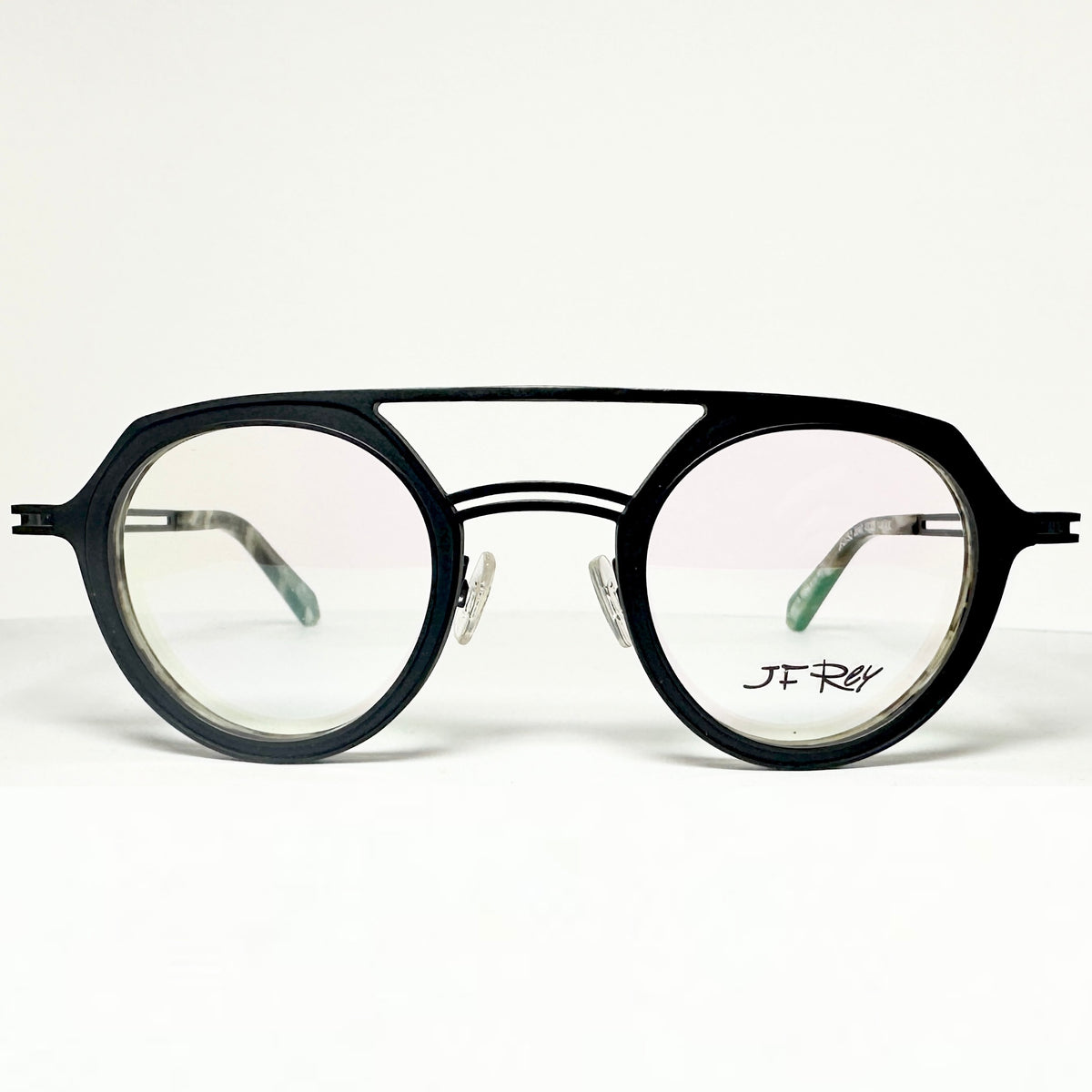 JF Rey JF2752 0040 Eyeglasses Frames in Black/Green Horn - Authentic New