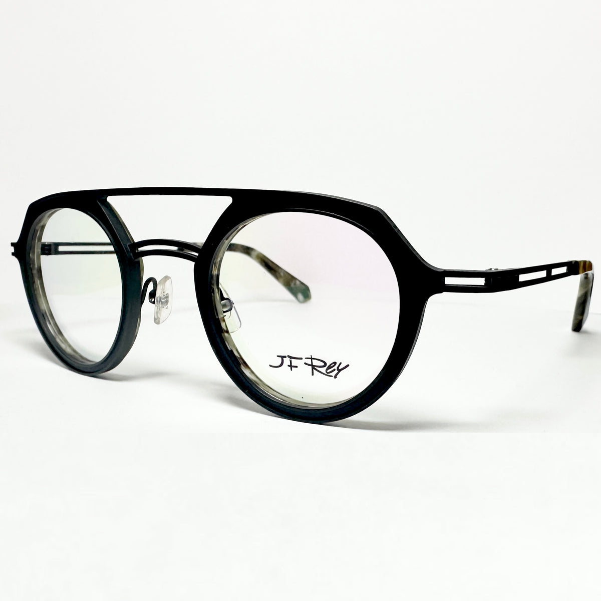 JF Rey JF2752 0040 Eyeglasses Frames in Black/Green Horn - Authentic New