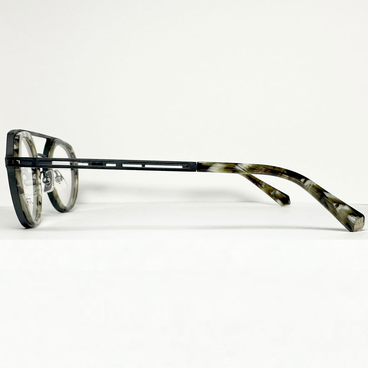 JF Rey JF2752 0040 Eyeglasses Frames in Black/Green Horn - Authentic New
