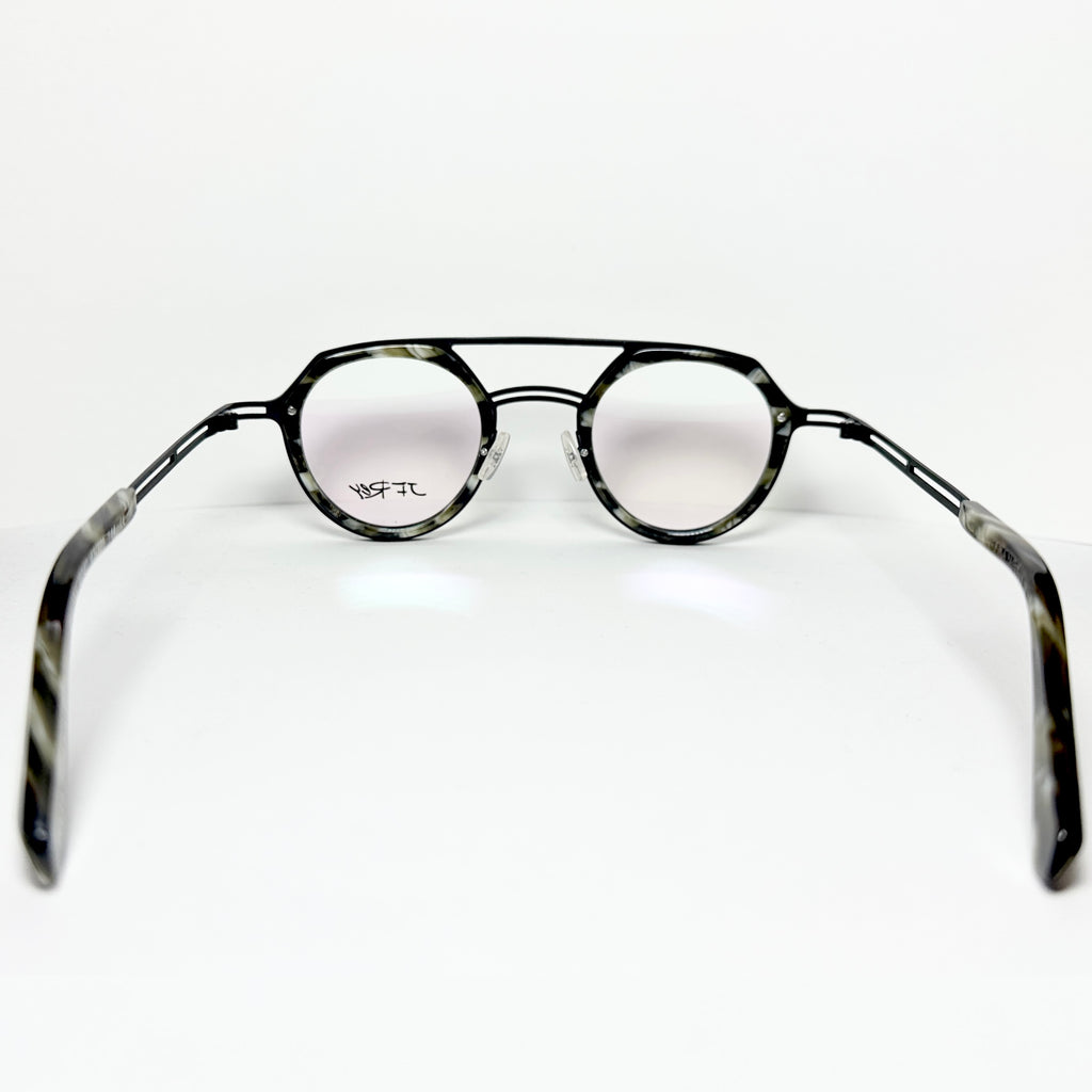 JF Rey JF2752 0040 Eyeglasses Frames in Black/Green Horn - Authentic New