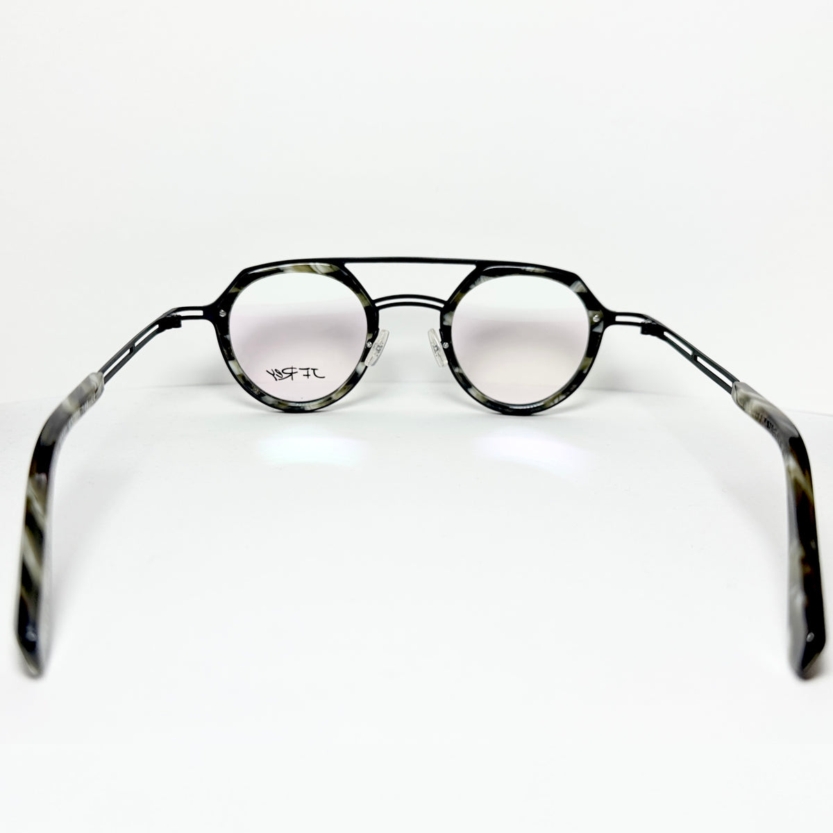 JF Rey JF2752 0040 Eyeglasses Frames in Black/Green Horn - Authentic New