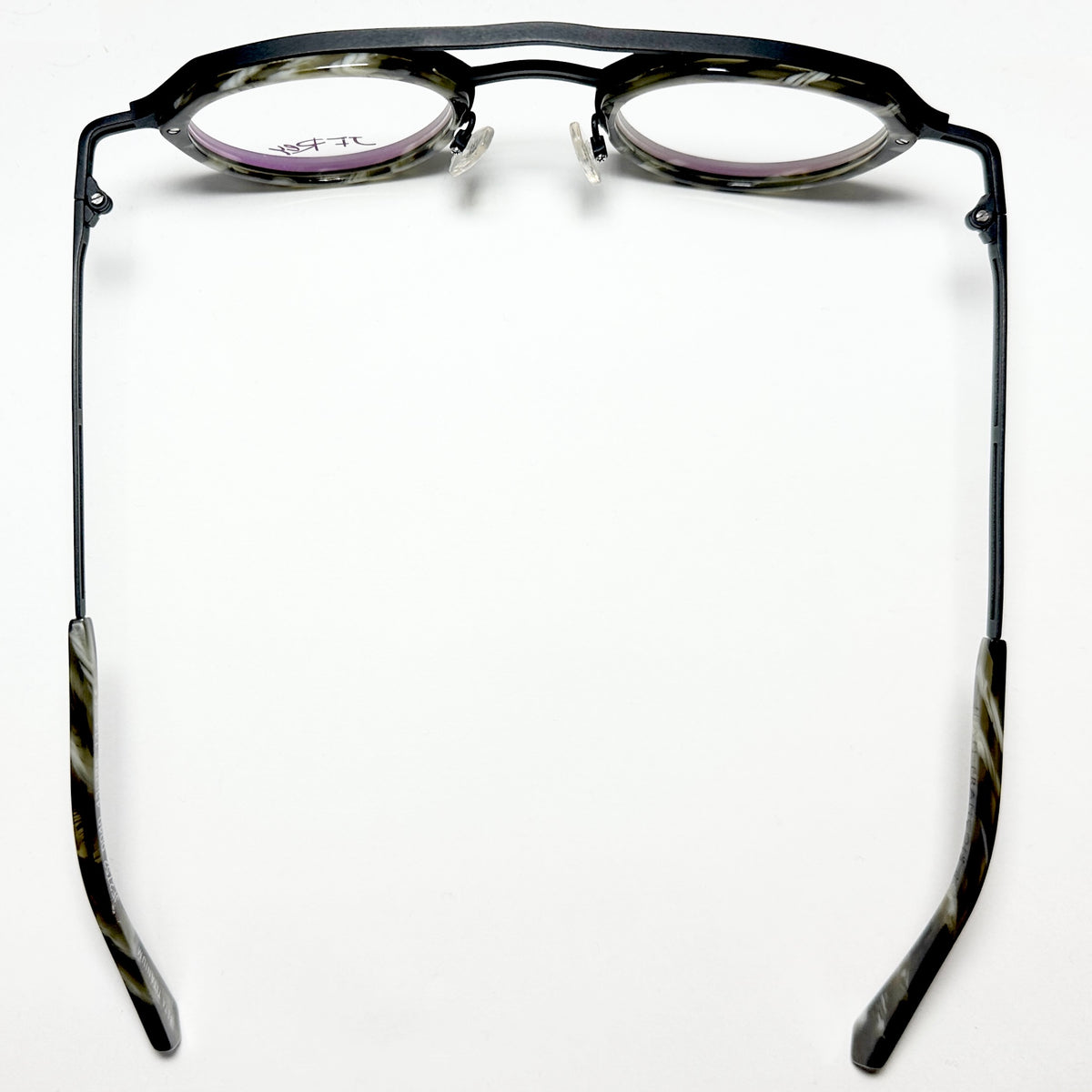 JF Rey JF2752 0040 Eyeglasses Frames in Black/Green Horn - Authentic New