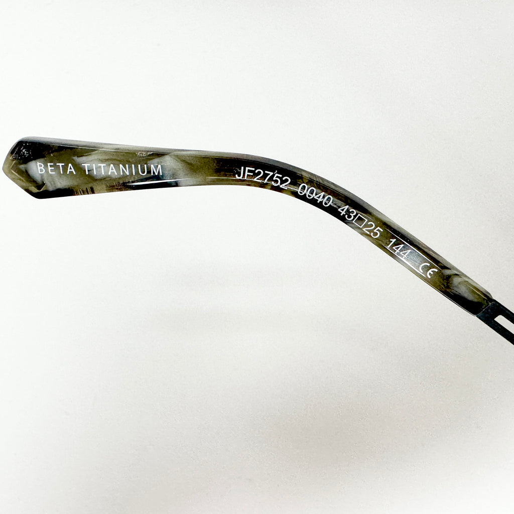 JF Rey JF2752 0040 Eyeglasses Frames in Black/Green Horn - Authentic New
