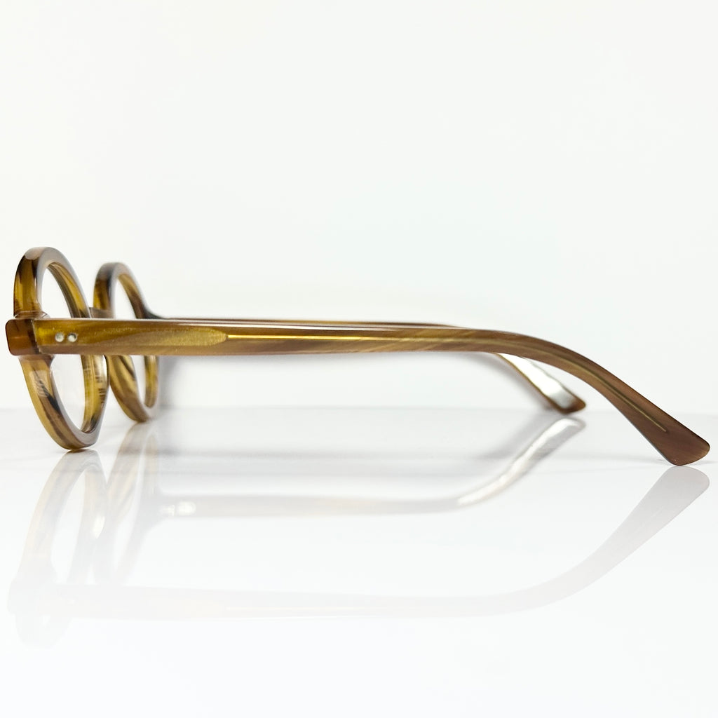 FRANCOIS PINTON CORBU MMF Round Eyeglasses Frames in Tortoise -  Authentic New