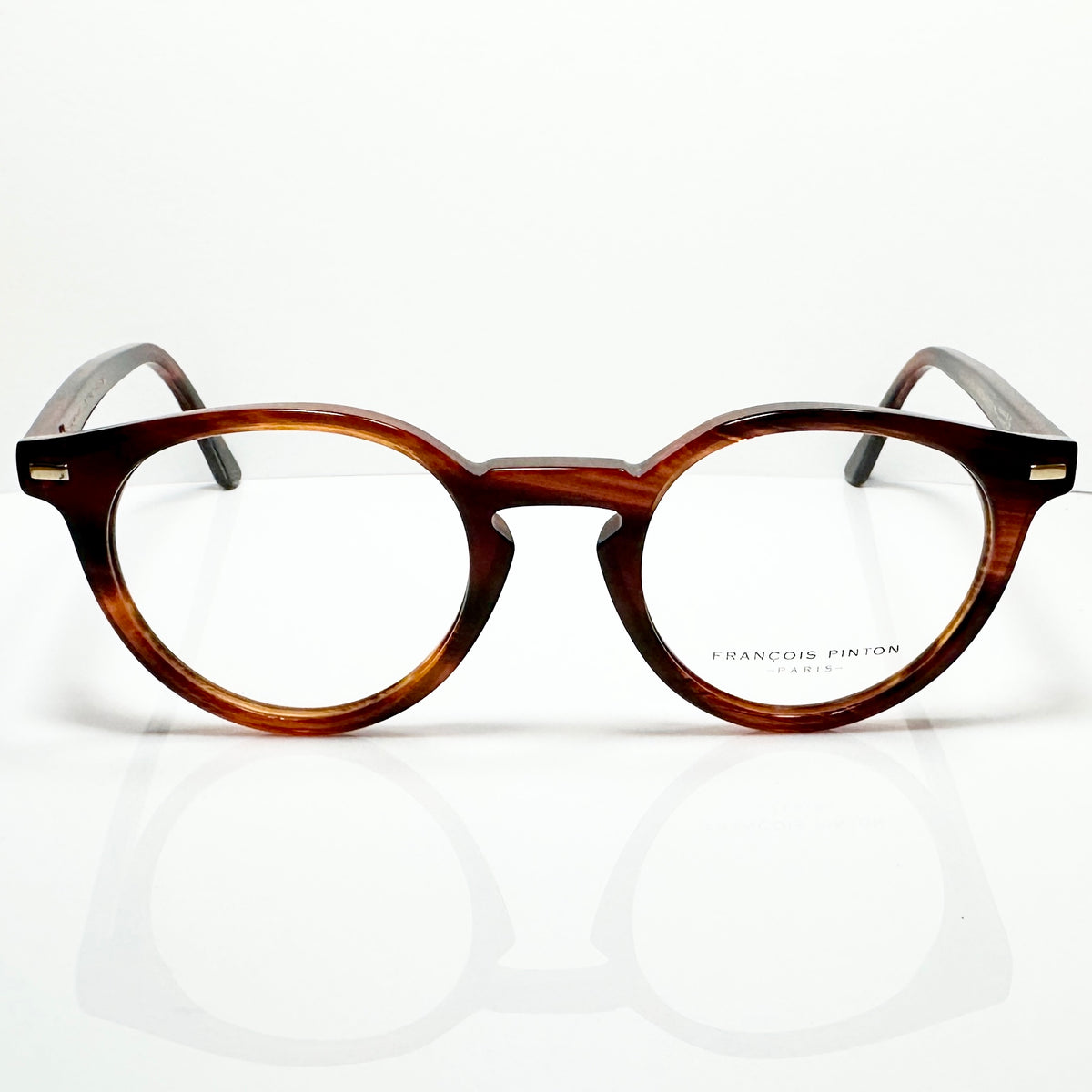 FRANCOIS PINTON Andy Mn Unisex Eyeglasses Frames in Amber - Authentic New