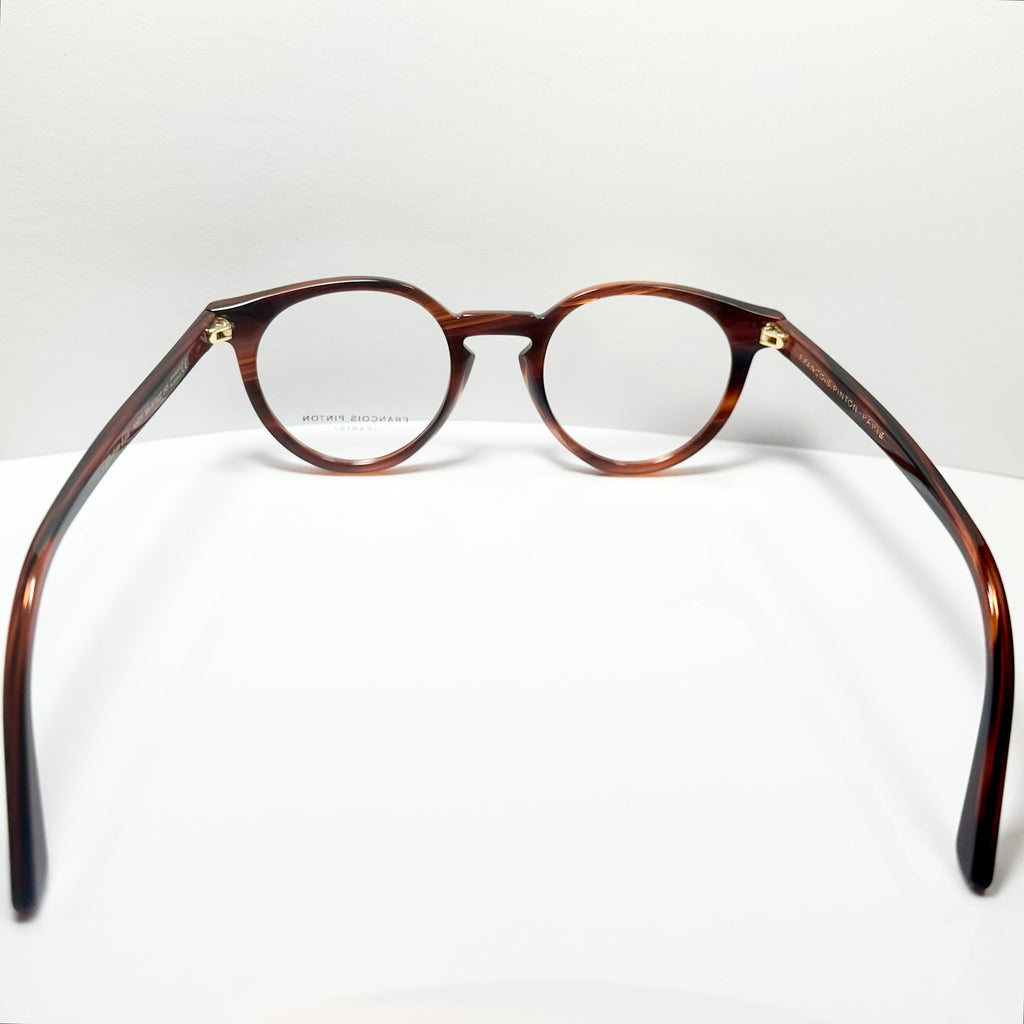 FRANCOIS PINTON Andy Mn Unisex Eyeglasses Frames in Amber - Authentic New