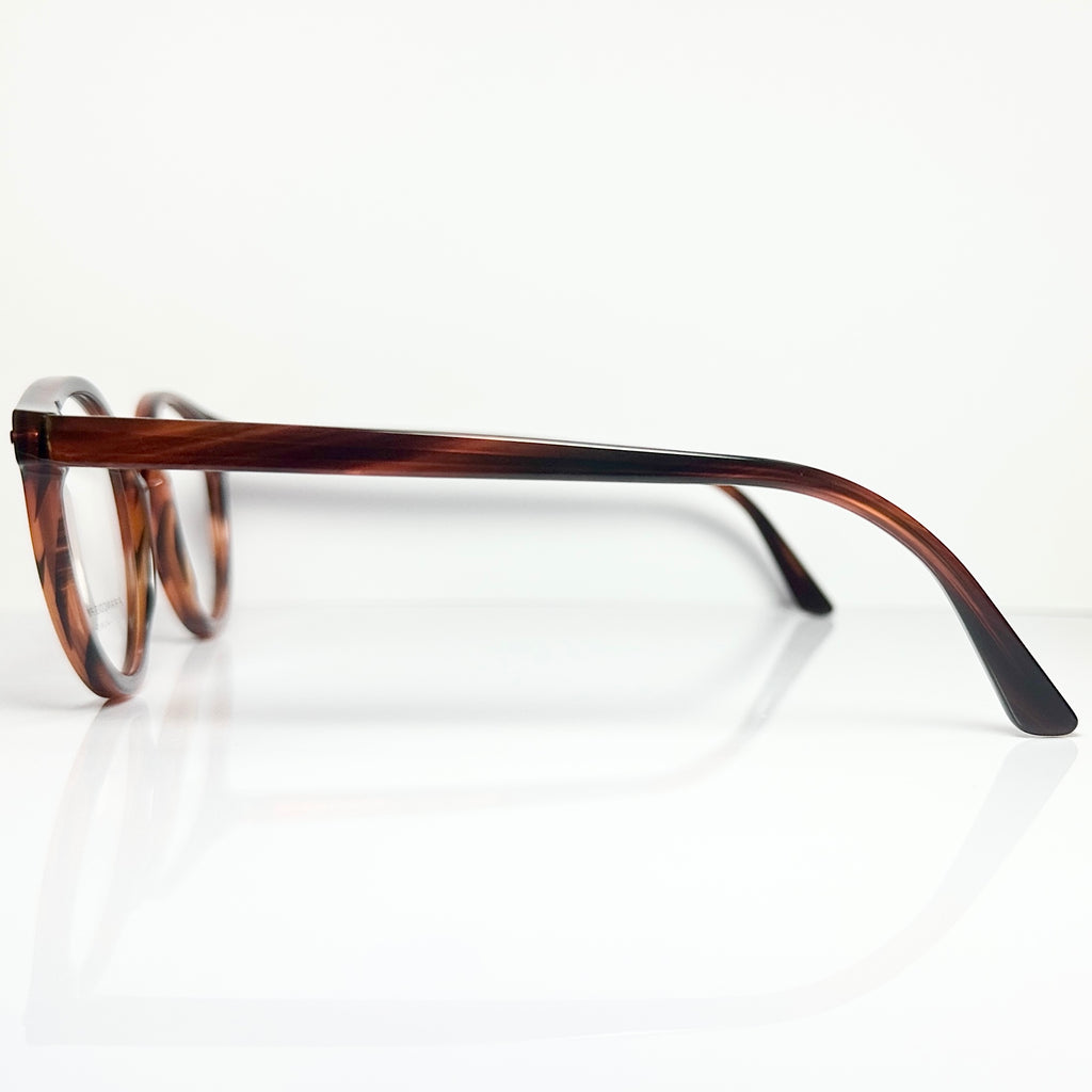 FRANCOIS PINTON Andy Mn Unisex Eyeglasses Frames in Amber - Authentic New