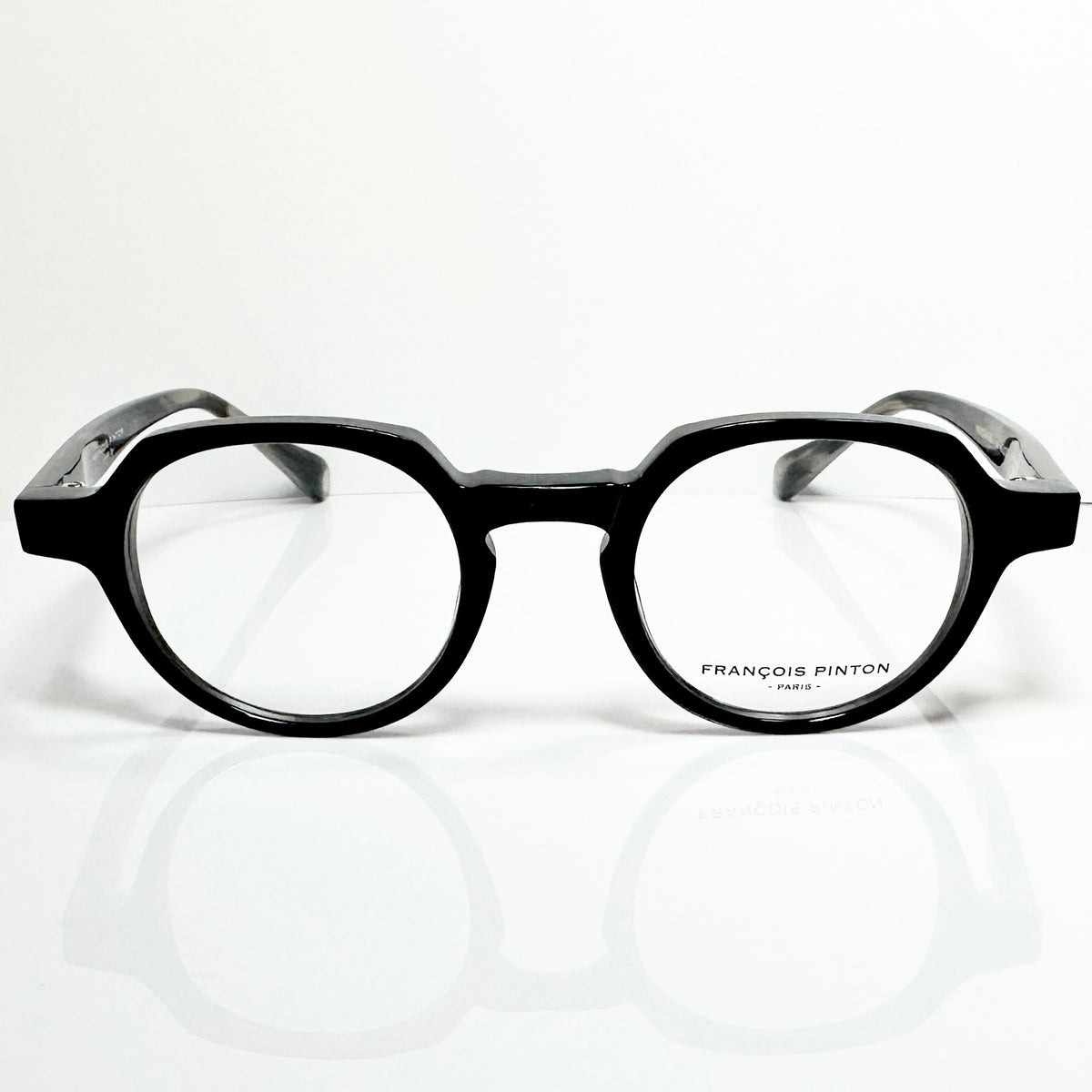 FRANCOIS PINTON HAUSMANN 4 Ni Unisex Eyeglasses Frames in Black - Authentic New