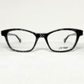 JF Rey JF1344 0010 Eyeglasses Frames in Black Silver/ Fishnet- Authentic New