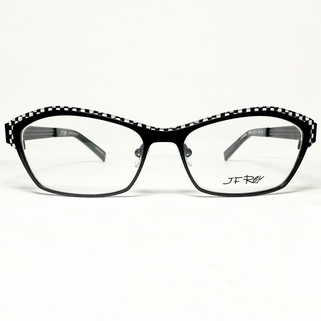 JF Rey JF2555 0010 Women's Eyeglasses Frames in Matt Black- Authentic New