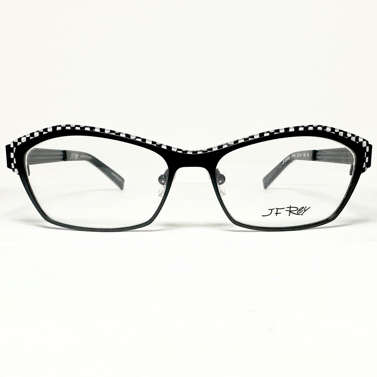 JF Rey JF2555 0010 Women's Eyeglasses Frames in Matt Black- Authentic New