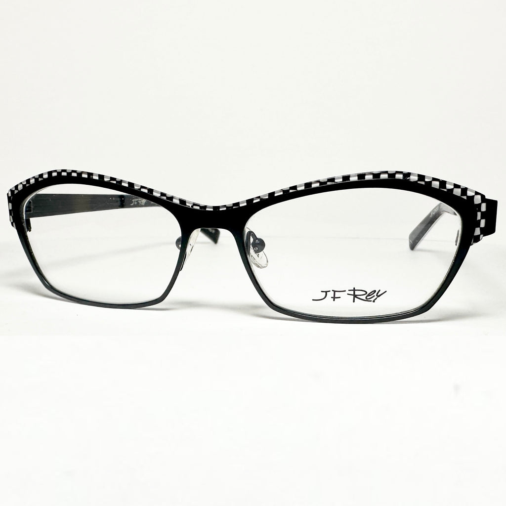 JF Rey JF2555 0010 Women's Eyeglasses Frames in Matt Black- Authentic New