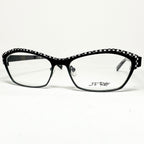 JF Rey JF2555 0010 Women's Eyeglasses Frames in Matt Black- Authentic New