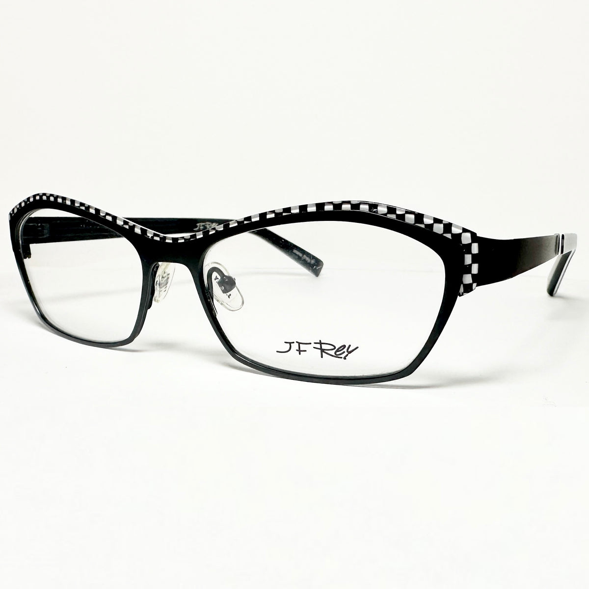 JF Rey JF2555 0010 Women's Eyeglasses Frames in Matt Black- Authentic New