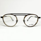 JF Rey JF2679 9295 Eyeglasses Double Bridge Frames in Horn - Authentic New