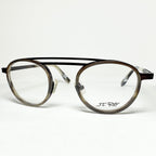 JF Rey JF2679 9295 Eyeglasses Double Bridge Frames in Horn - Authentic New