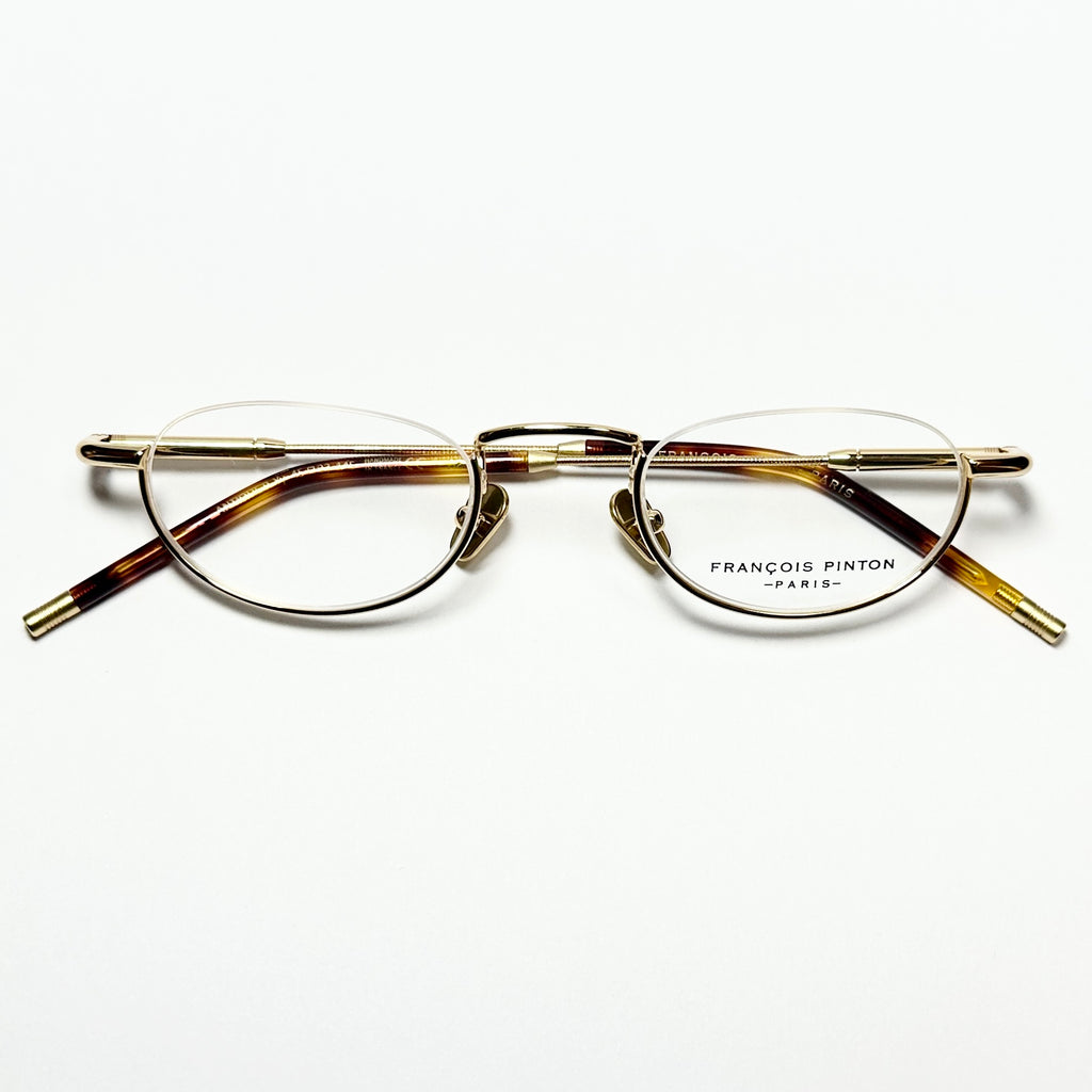 FRANCOIS PINTON ANTIQUE9 YY Eyeglasses Frames in Gold Color -  Authentic New