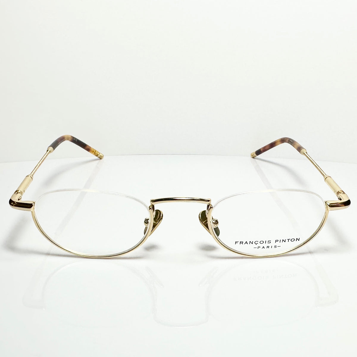 FRANCOIS PINTON ANTIQUE9 YY Eyeglasses Frames in Gold Color -  Authentic New