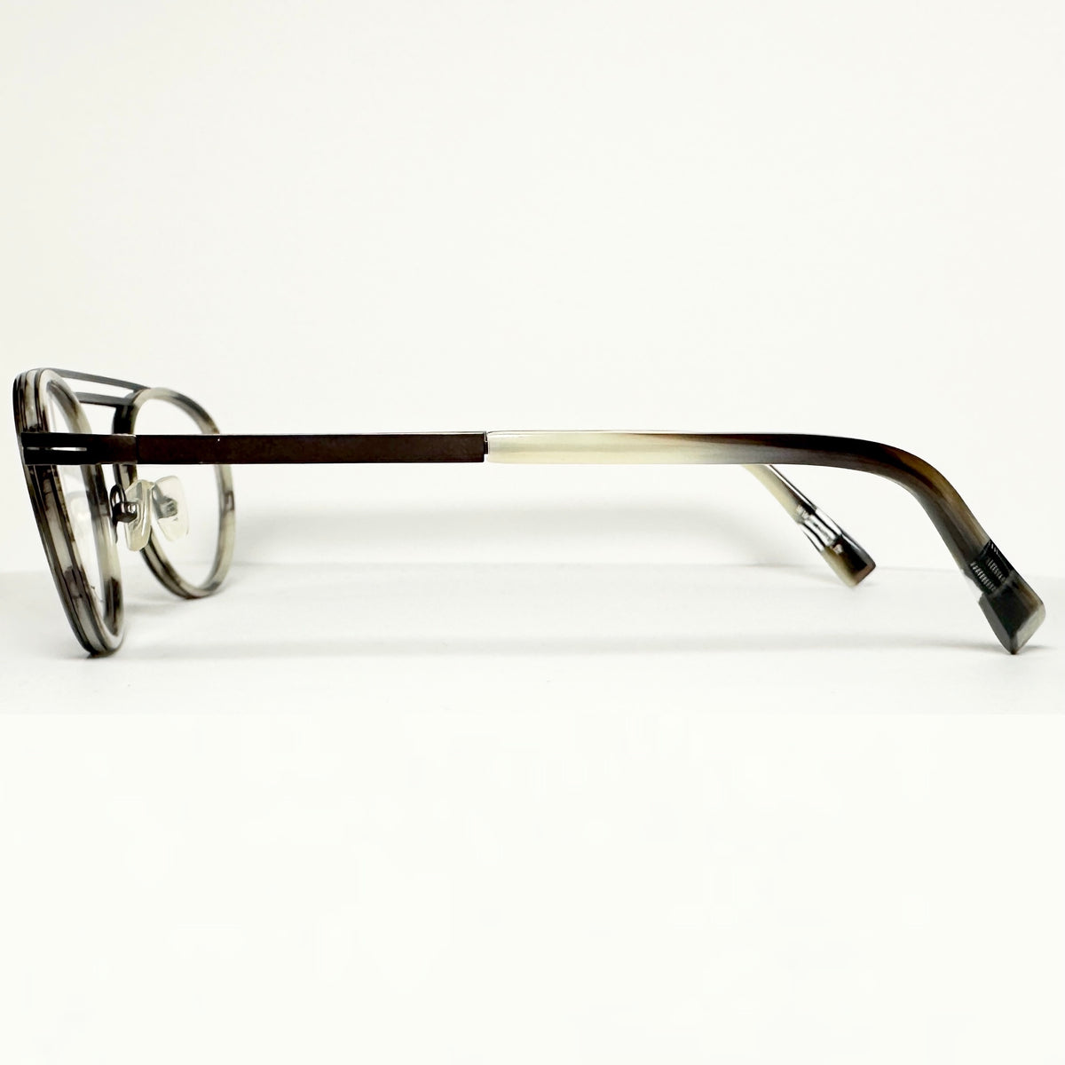 JF Rey JF2679 9295 Eyeglasses Double Bridge Frames in Horn - Authentic New