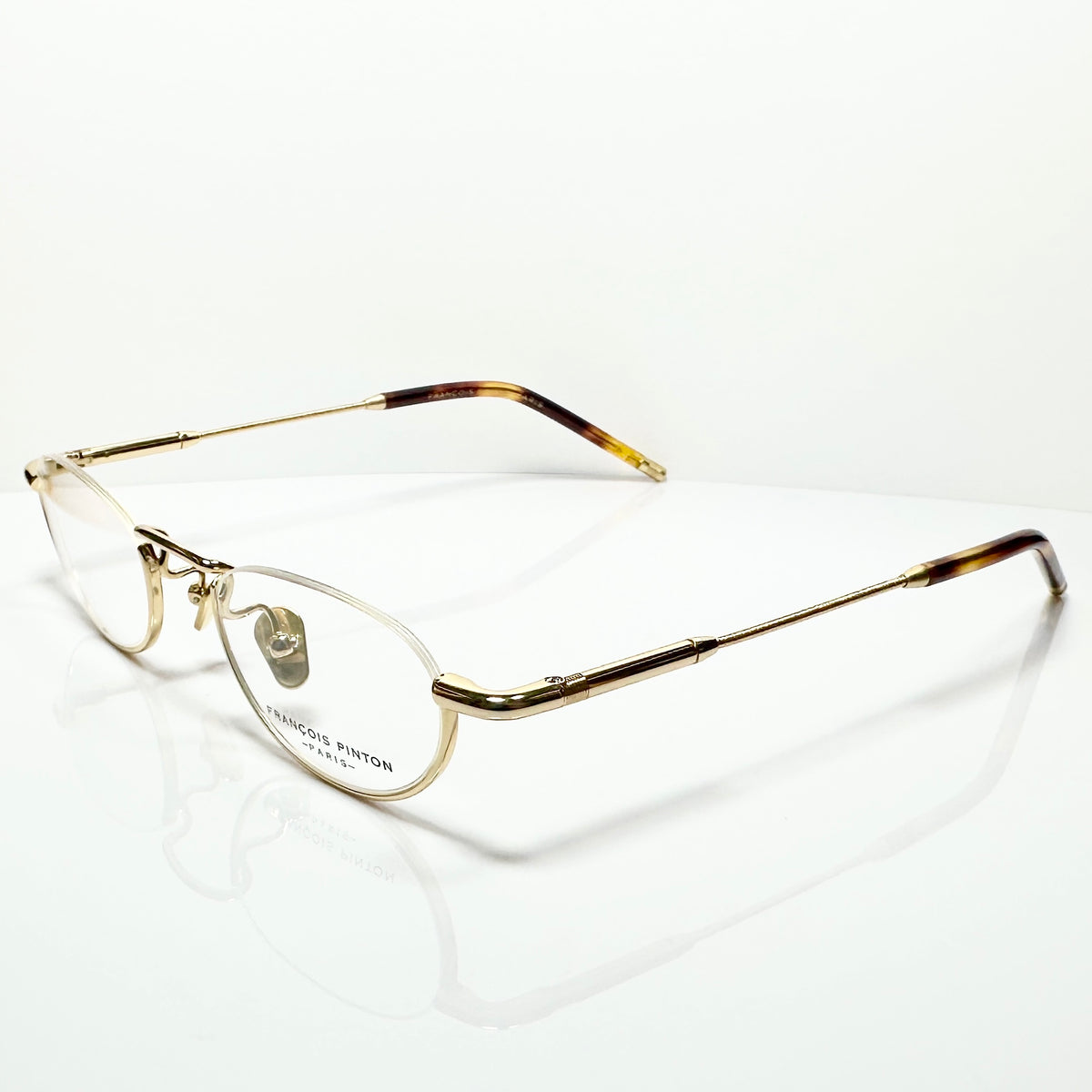 FRANCOIS PINTON ANTIQUE9 YY Eyeglasses Frames in Gold Color -  Authentic New
