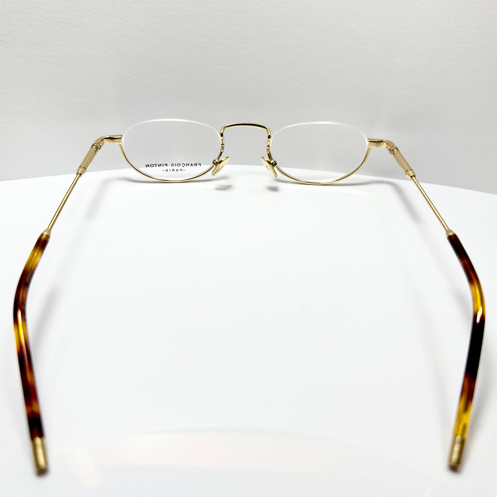 FRANCOIS PINTON ANTIQUE9 YY Eyeglasses Frames in Gold Color -  Authentic New