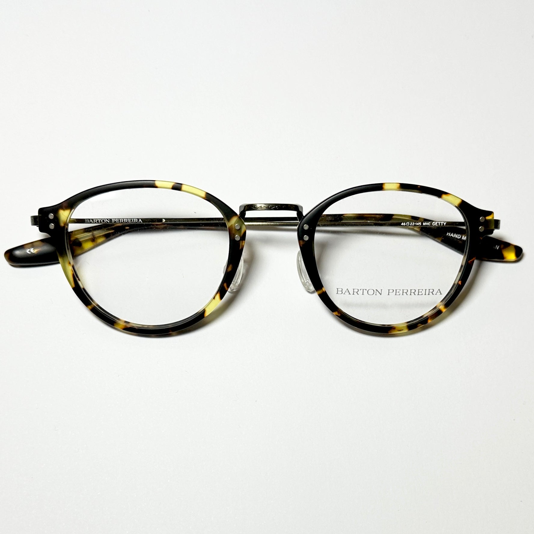 Barton Perreira Getty Unisex Eyeglasses Frame NEW Authentic