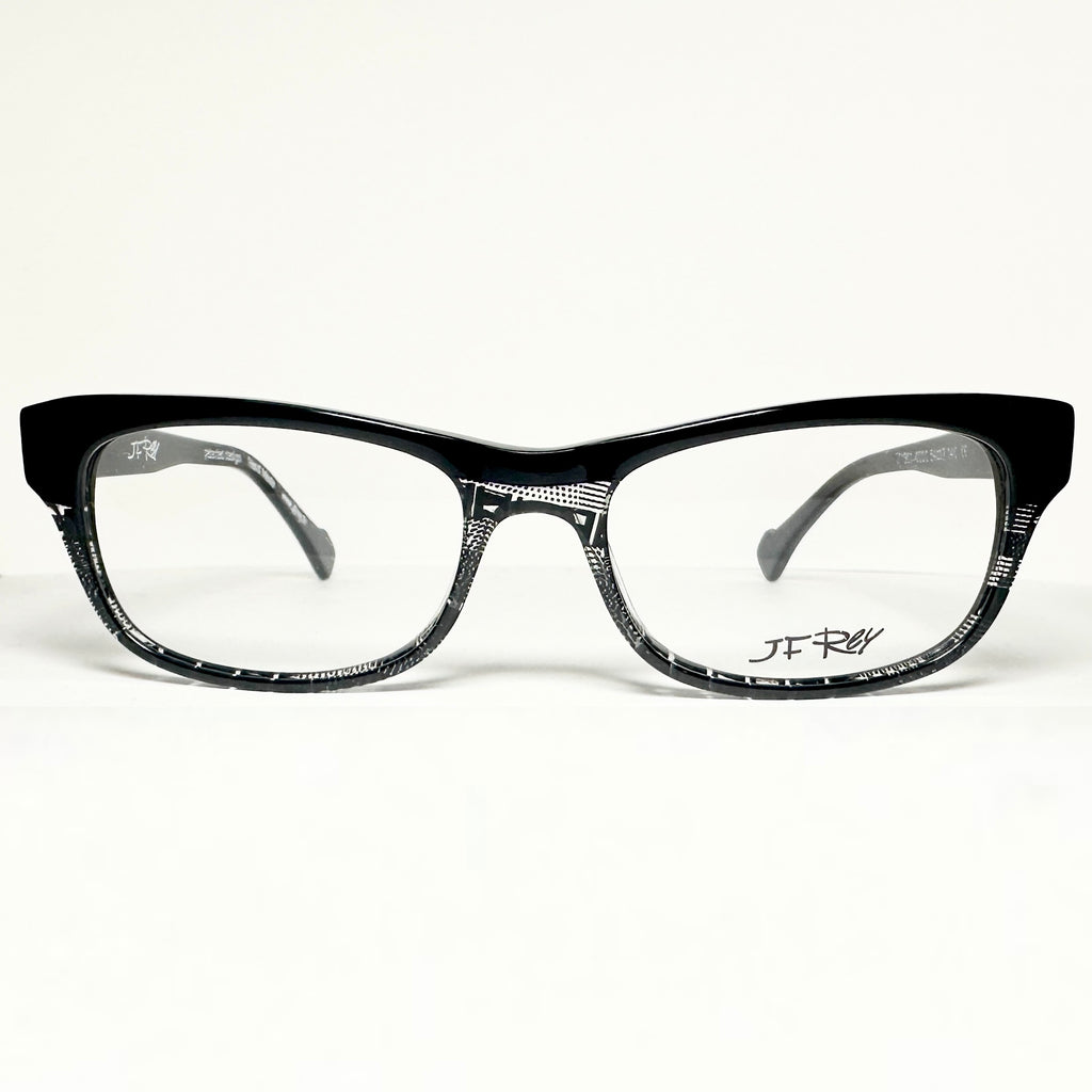 JF Rey JF1301 0000 Women's Eyeglasses Frames in Black/Fabric - Authentic New