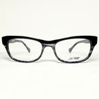 JF Rey JF1301 0000 Women's Eyeglasses Frames in Black/Fabric - Authentic New