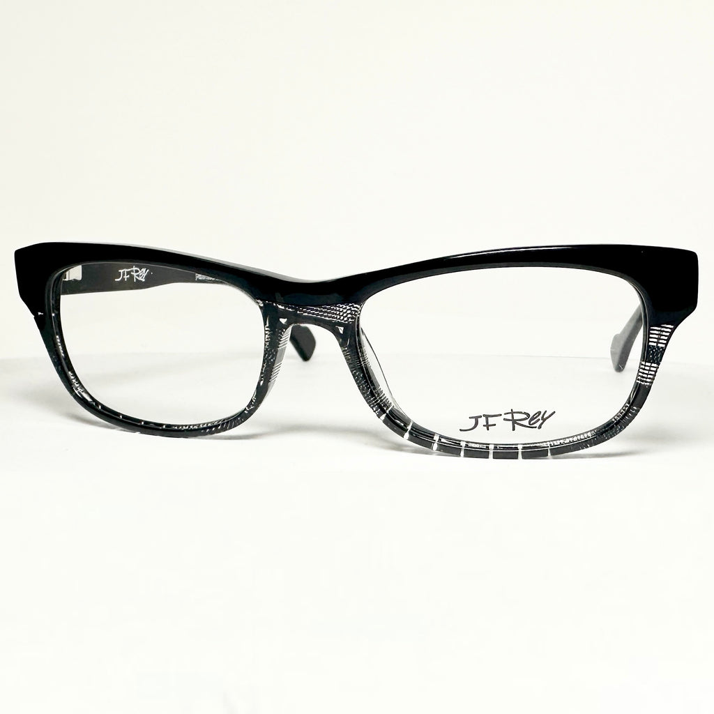 JF Rey JF1301 0000 Women's Eyeglasses Frames in Black/Fabric - Authentic New