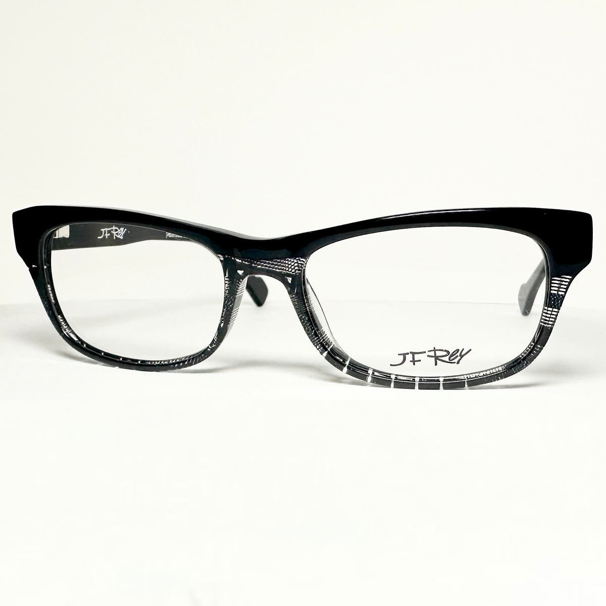 JF Rey JF1301 0000 Women's Eyeglasses Frames in Black/Fabric - Authentic New