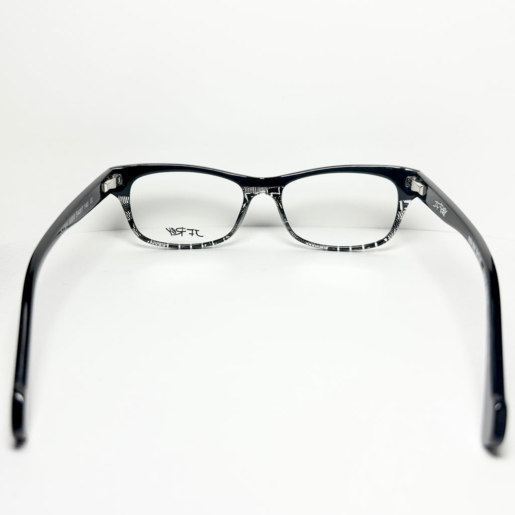 JF Rey JF1301 0000 Women's Eyeglasses Frames in Black/Fabric - Authentic New