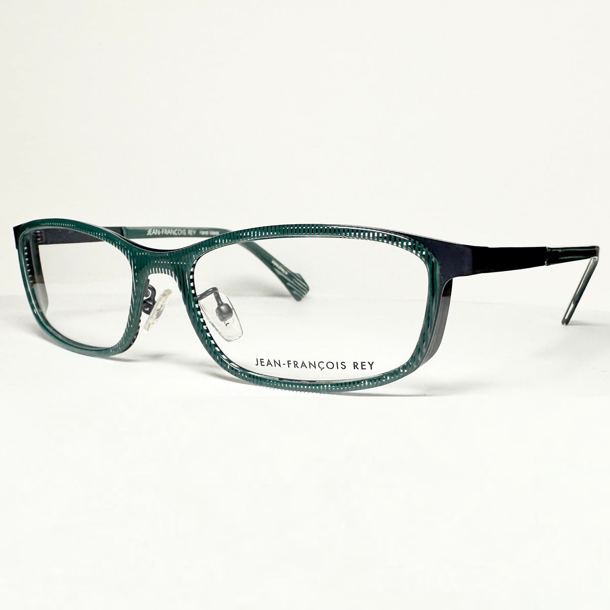 JF Rey JF2649 4500 Eyeglasses Frames in Striped Green/Black - Authentic New