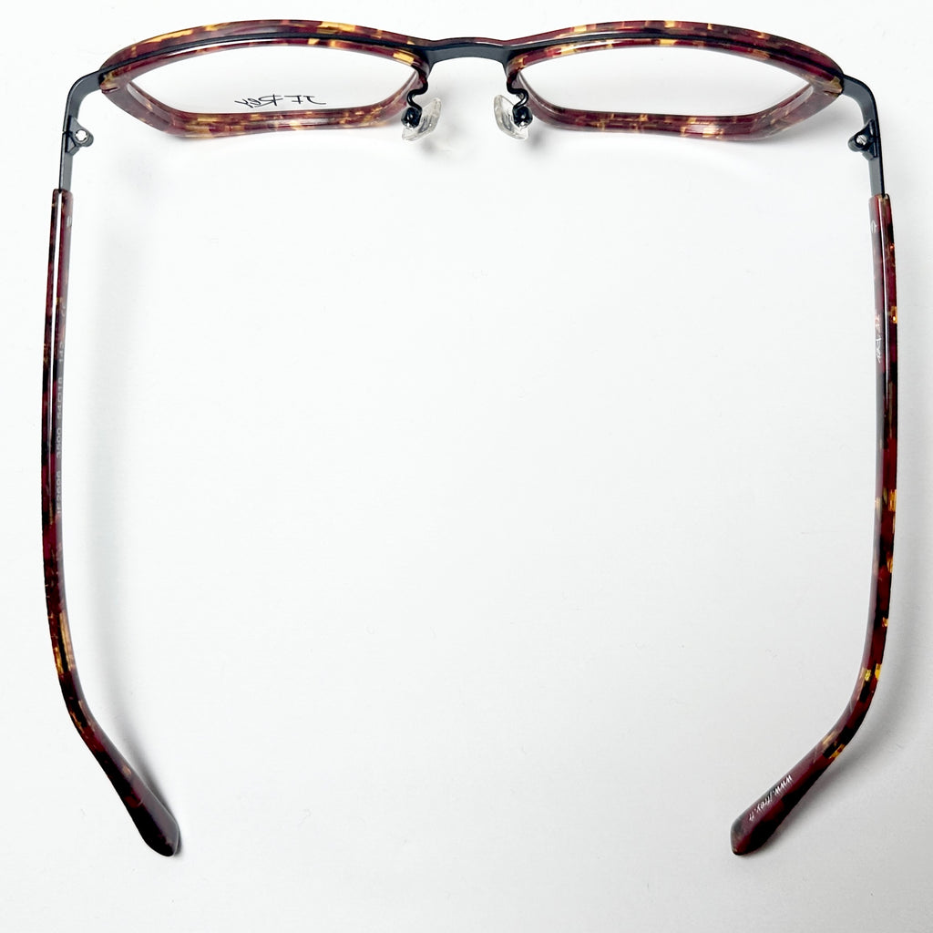 JF Rey JF2696 3500 Eyeglasses Frames in Red/Orange/Satin Black - Authentic New